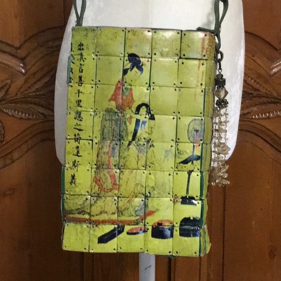 Uniquely Hand Painted Crossbody Bag - Picture 5 of 11